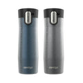 Contigo® AUTOSEAL® West Loop Vacuum-Insulated Stainless Steel Travel Mug with Easy-Clean Lid, 20 oz, 2-Pack NBMk