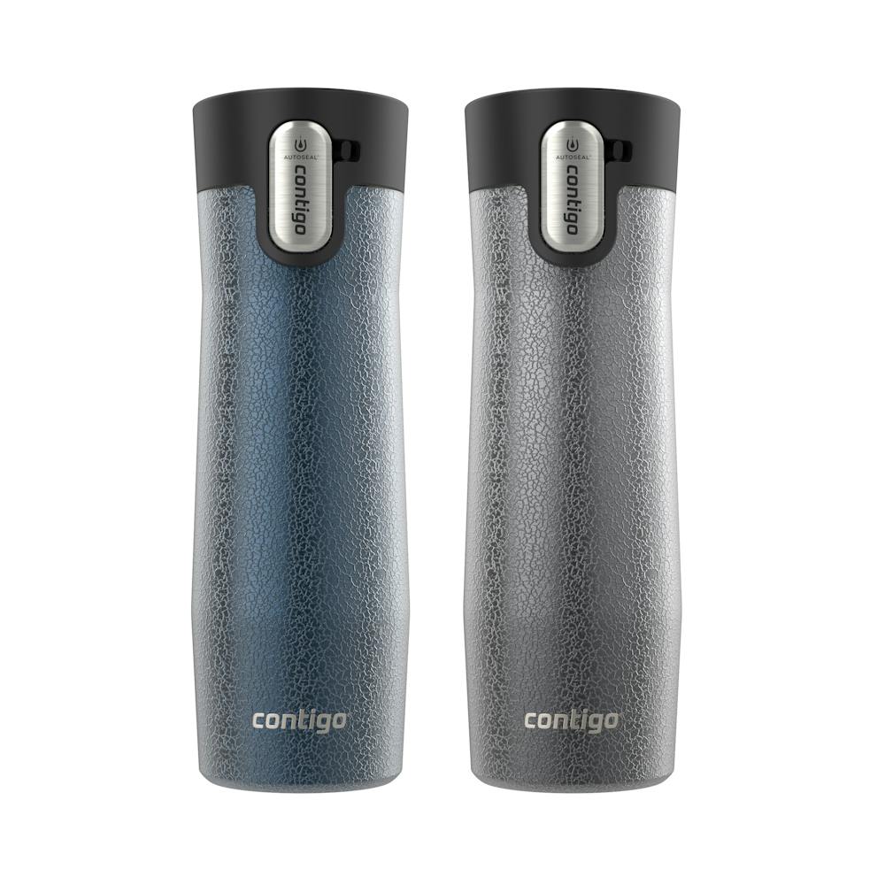 Contigo® AUTOSEAL® West Loop Vacuum-Insulated Stainless Steel Travel Mug with Easy-Clean Lid, 20 oz, 2-Pack NBMk