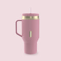 30 oz SnapSeal™ Tumbler (w/ Straw & Handle) Q02o