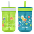Contigo® Kids’ Leighton Straw Tumbler with Spill-Proof Leak-Proof Lid, 14oz YmXj