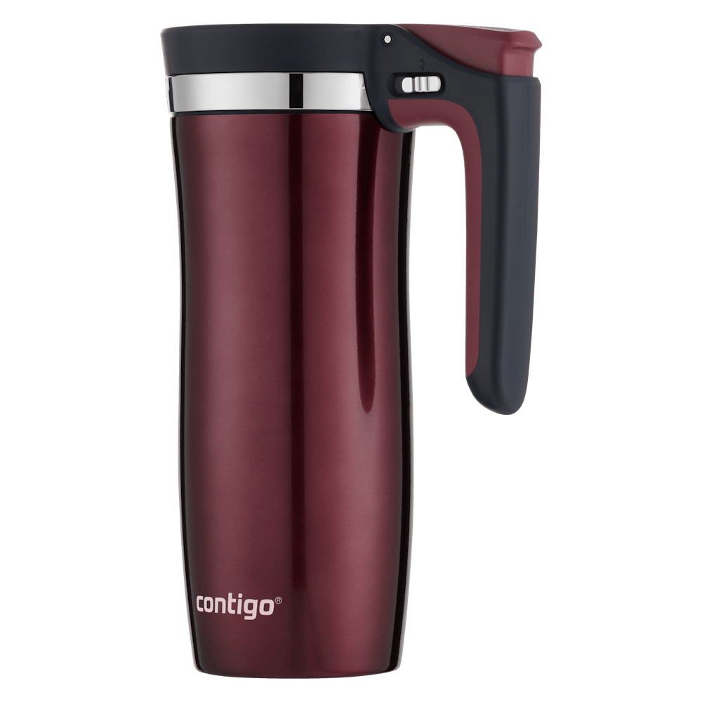 Contigo® Handled AUTOSEAL® Stainless Steel Travel Mug with Easy-Clean Lid, 16oz laxG
