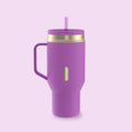 30 oz SnapSeal™ Tumbler (w/ Straw & Handle) 3F7S