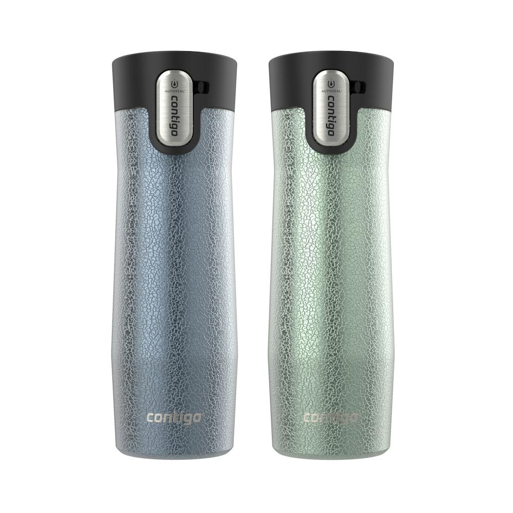 Contigo® AUTOSEAL® West Loop Vacuum-Insulated Stainless Steel Travel Mug with Easy-Clean Lid, 20 oz, 2-Pack C8ME