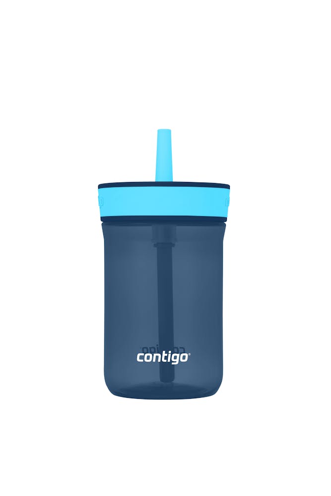 Contigo® Kids’ Leighton Straw Tumbler with Spill-Proof Leak-Proof Lid, 14oz a8LV