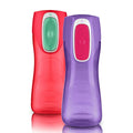 Contigo® Trekker Kids Water Bottle with AUTOSEAL® Lid, 14oz, 2-Pack f79Y