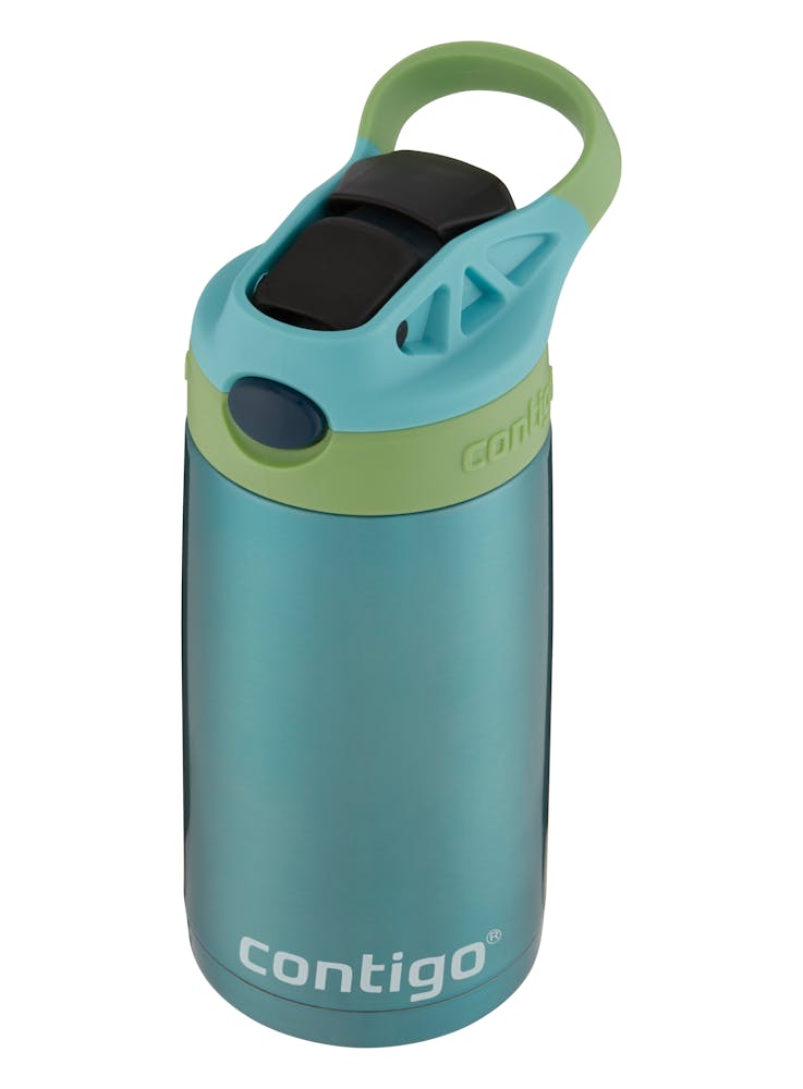 Contigo® Kids Straw Stainless Steel Water Bottle with AUTOSPOUT® Lid, 13oz yndE
