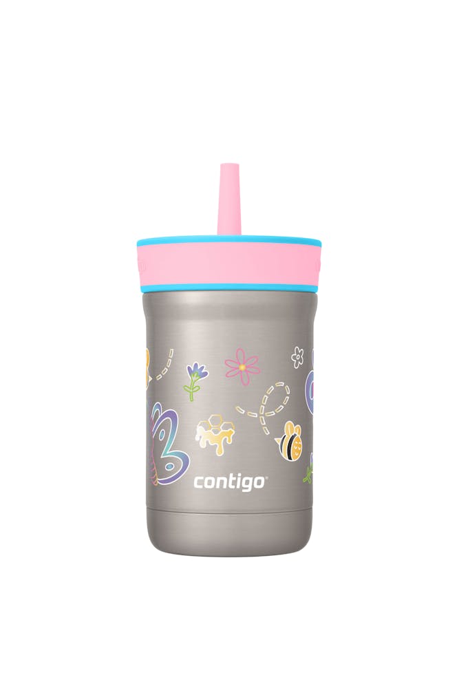 Contigo® Kids Leighton Spill-Proof Stainless Steel Tumbler with Straw, 12oz uUt1