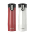 Contigo® AUTOSEAL® West Loop Vacuum-Insulated Stainless Steel Travel Mug with Easy-Clean Lid, 20 oz, 2-Pack 96da