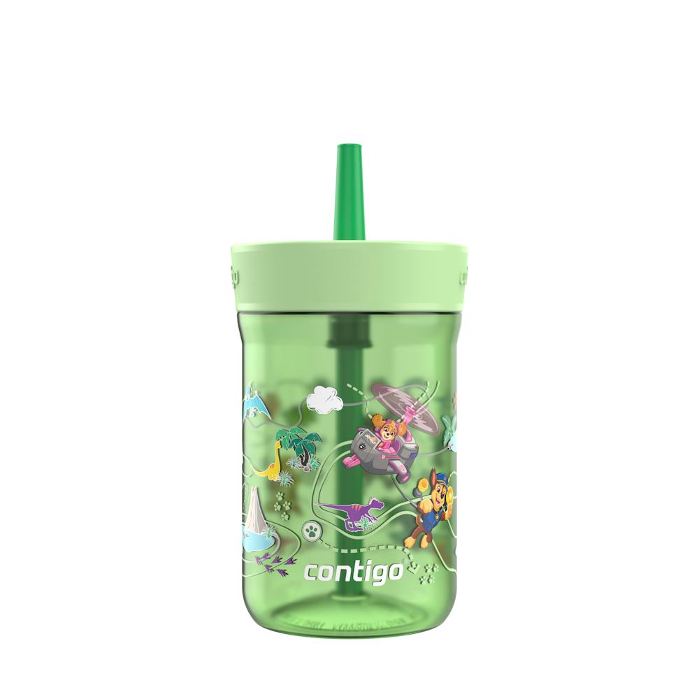 Contigo® Kids’ Leighton Straw Tumbler with Spill-Proof Leak-Proof Lid, 14oz Qtjx